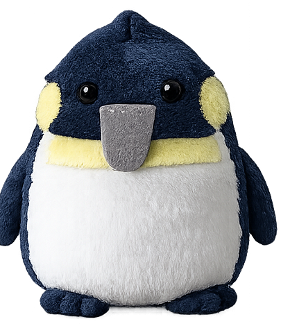 ぺろりのペンギンキャラクター